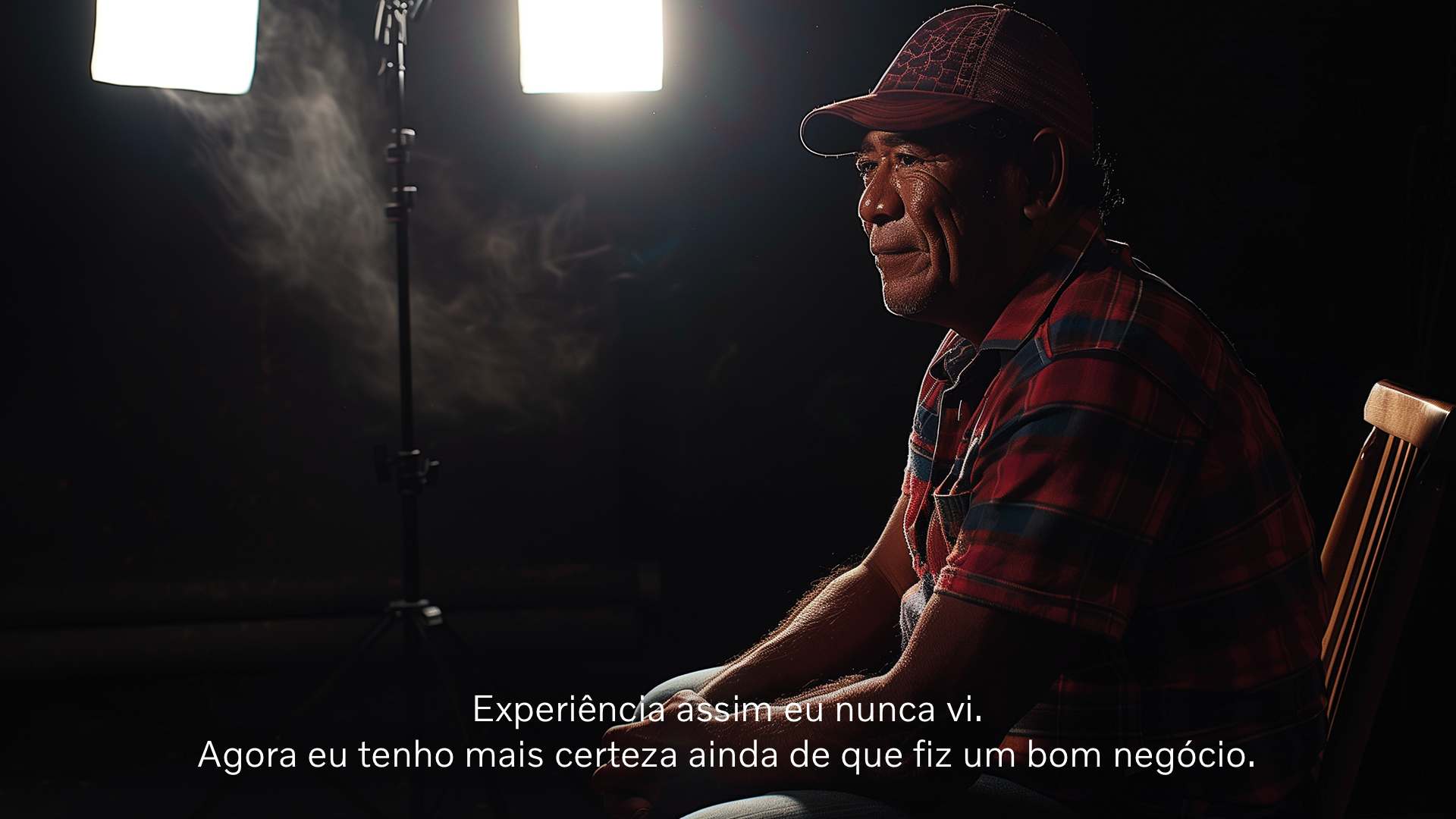 Original: Voltamos para o depoimento do Carlos.