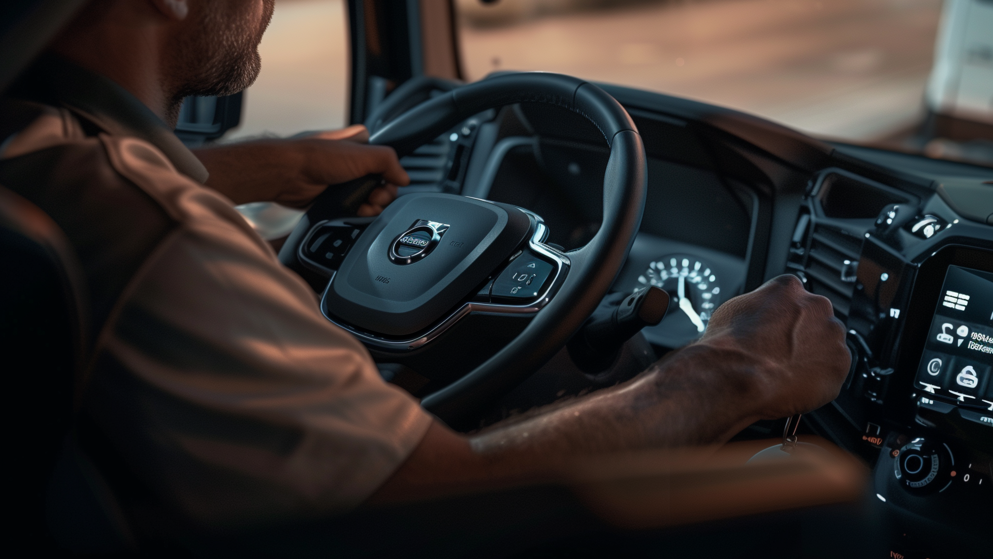 Original: Corta para uma mão na chave que está na ignição.